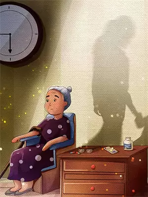 离开你的我